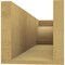 Ekena Millwork 6in. W x 6in. H x 24in. L Mediterranean Woodgrain TimberThane Rafter Tail, Primed Tan RFTUR06X06X24MEDRCPR - alternate 5